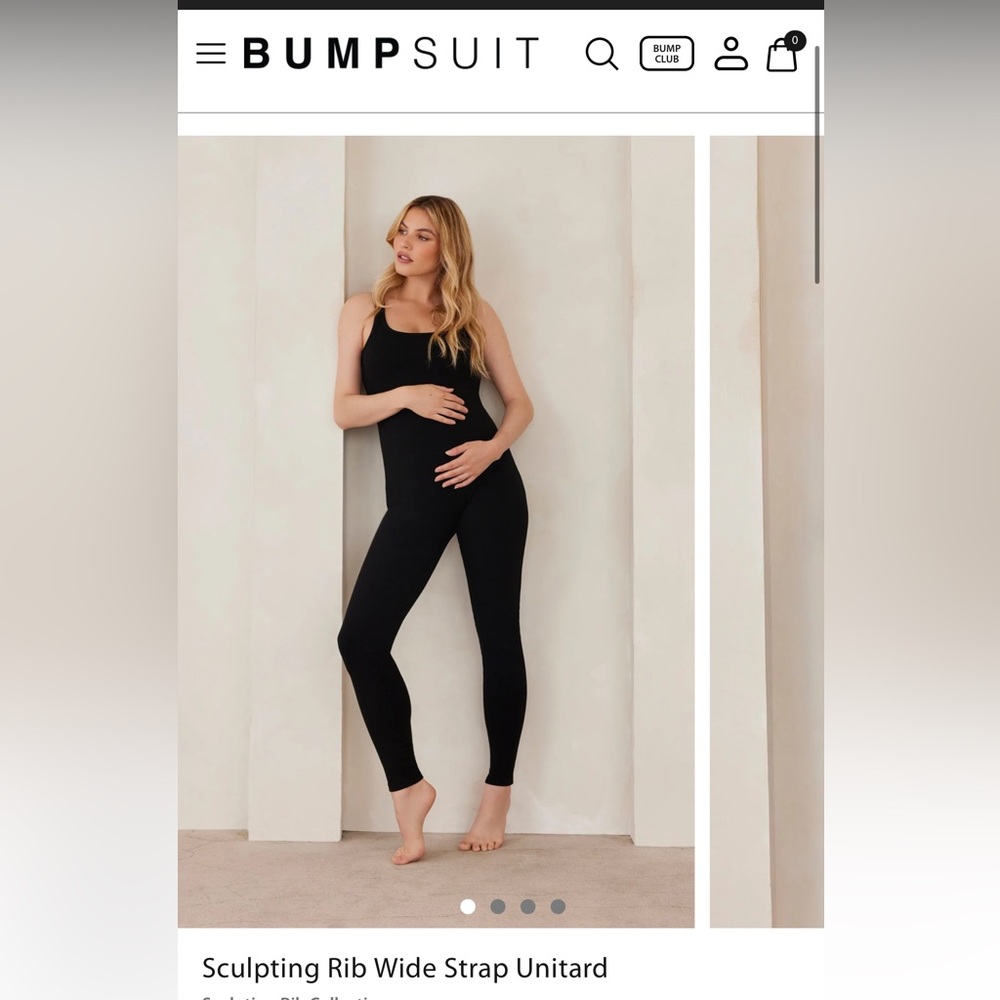 Bumpsuit Sculpting Rib Wide Strap Unitard- BROWN